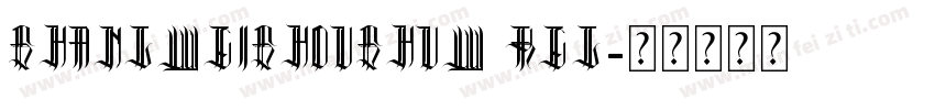 shangweishoushuw reg字体转换